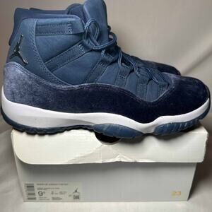 Size 9.5 - Wmns Air Jordan 11 Retro Midnight Navy Velvet Women's Shoes